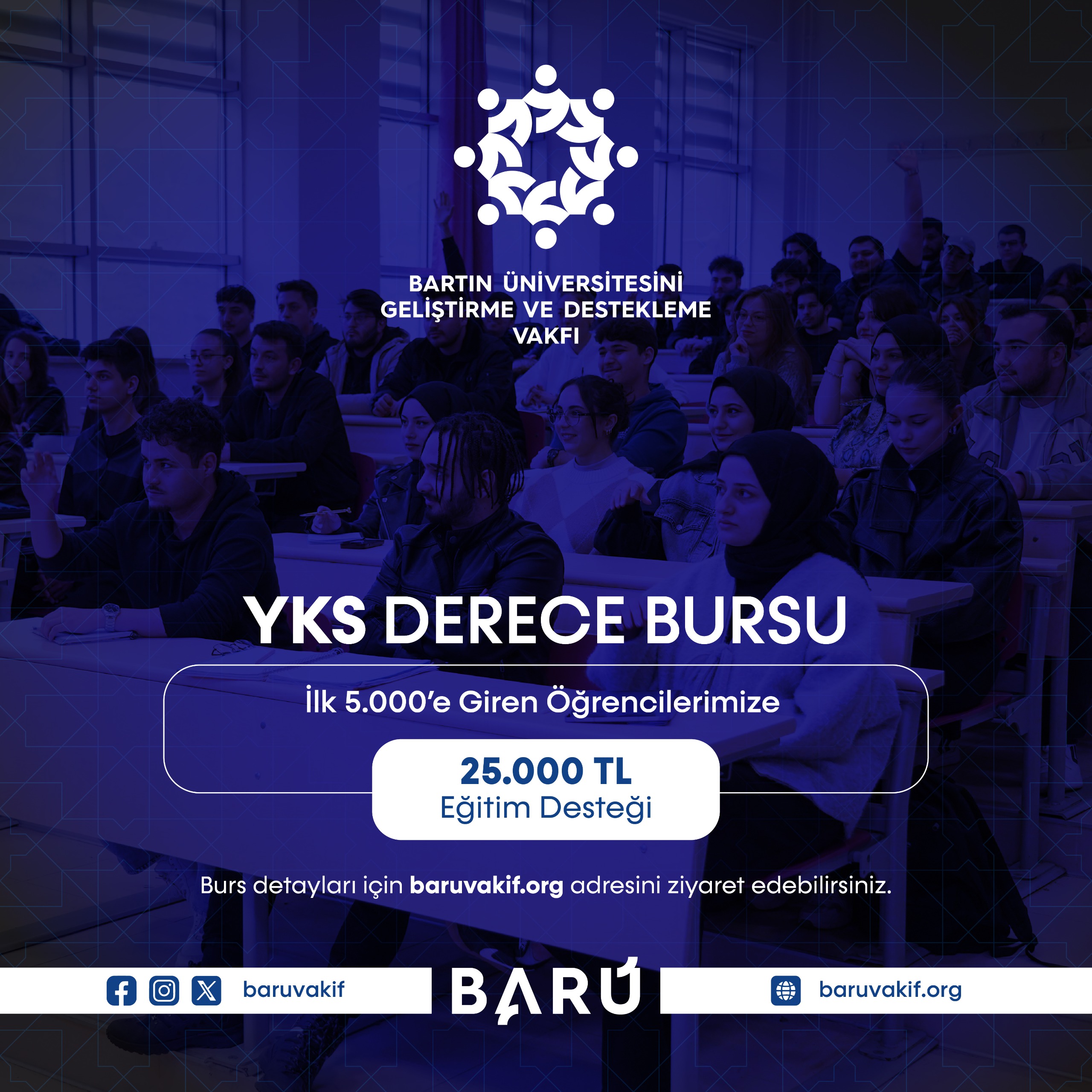 Bartın Üniversitesi'nden İlk 5 Bin Başarısına Büyük Destek: Başarılı Öğrencilere Aylık 25.000 TL Burs Fırsatı